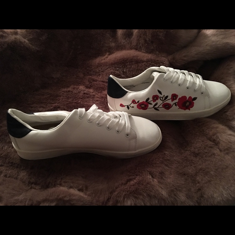 Brand New Embroidered Sneakers